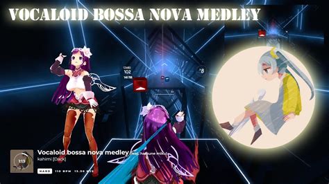 Beat Saber Vocaloid Bossa Nova Medley Ft Hatsune Miku Full Body