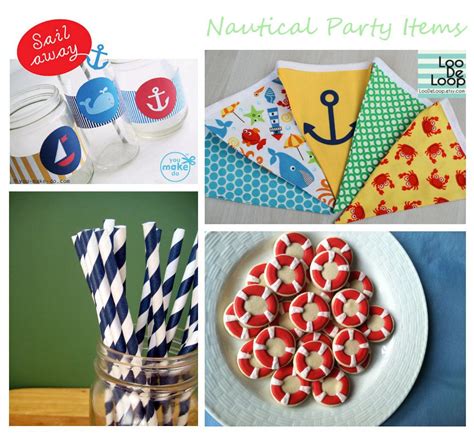 Nautical Food Top Left Sailboat Party Printable Kit From Youmakedo