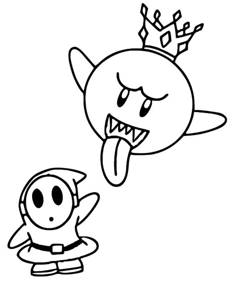 Cute Shy Guy Mario Coloring Pages Coloring Cool Hot Sex Picture