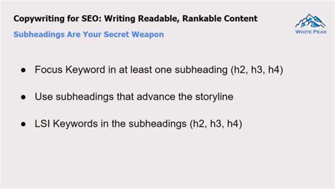 copywriting for seo 25 tips for readable rankable content