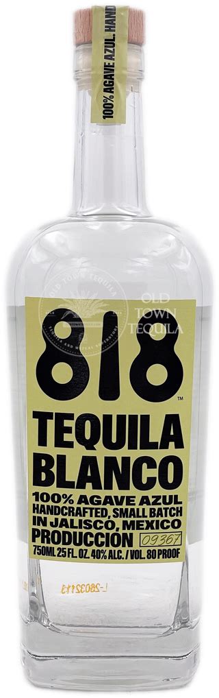818 Tequila Blanco 750ml Old Town Tequila