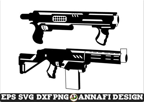 Nerf Gun SVG Nerf Svg Vector Cri Cut File Clipart Etsy