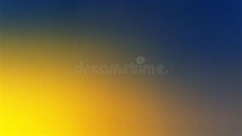 Abstract Gradient Background Blue And Yellow Color Stock