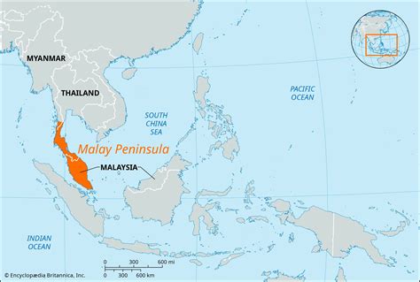 Malay Peninsula Map Definition Facts And Location Britannica