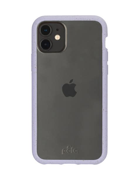 Clear Eco Friendly Iphone 11 Case With Lavender Ridge Pela Case