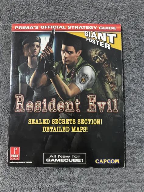 VINTAGE RESIDENT EVIL GameCube Version Primas Official Strategy Guide