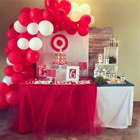 Check out our 6 year old birthday selection for the very best in unique or custom, handmade pieces from our tops & tees shops. This 6-Year-Old's Target Themed Party is What Dreams Are Made Of