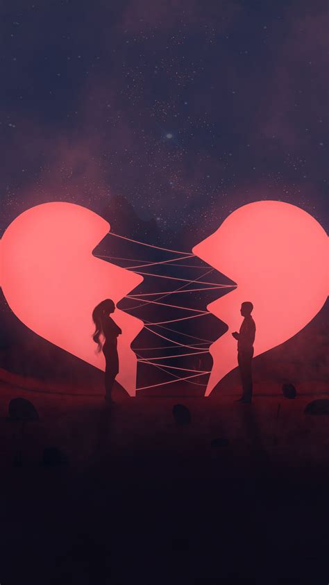 1080x1920 1080x1920 Love Couple Artist Heart Artwork Digital Art