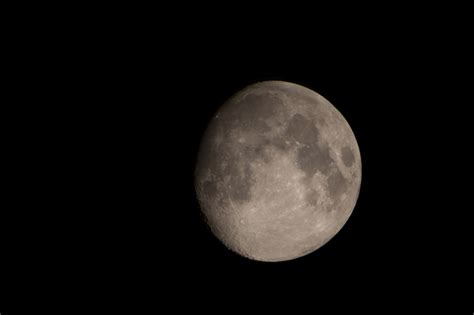 Moon At Prime Focus With Canon Rebel Xt On Meade Refractor Stellar