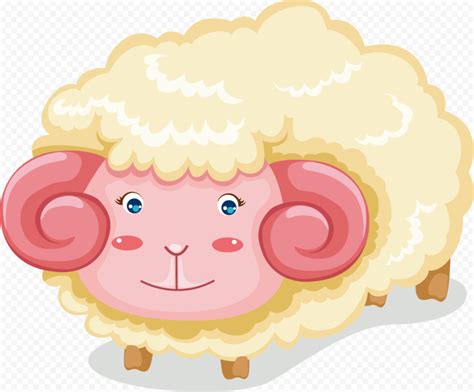 Cute Sheep Vector Illustration Cartoon Citypng
