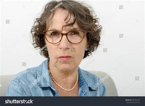 Portrait Middleaged Woman Angry Stock Photo 430742797 Shutterstock