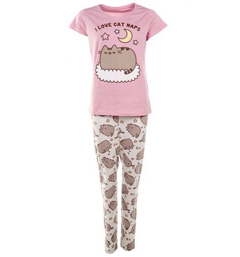 Womens Pusheen I Love Cat Naps Pyjamas