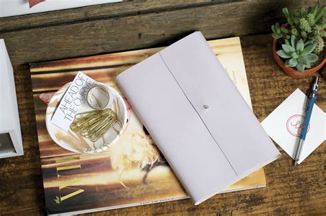 How To Make A Diy Leather Notebook Cover Stylecaster