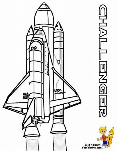 Coloring Space Pages Shuttle Nasa Astronaut Sheet
