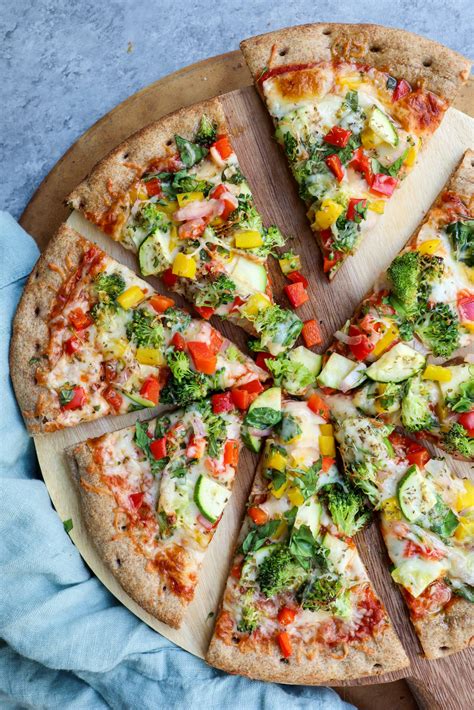 Easy Roasted Vegetable Pizza Caits Plate