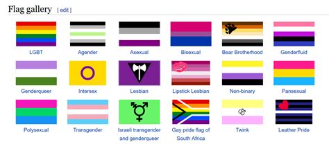 This is not an exhaustive list of all flags. Looking up some of the LGBTQ+ Flags to learn more about ...