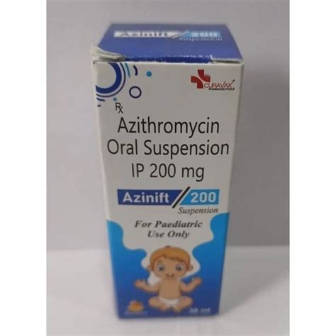 Azithromycin Oral Suspension 200mg5ml At Rs 30box In Kurukshetra