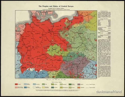 Map Of Greater Germany 1920 Posters By Dankmemefriend Redbubble