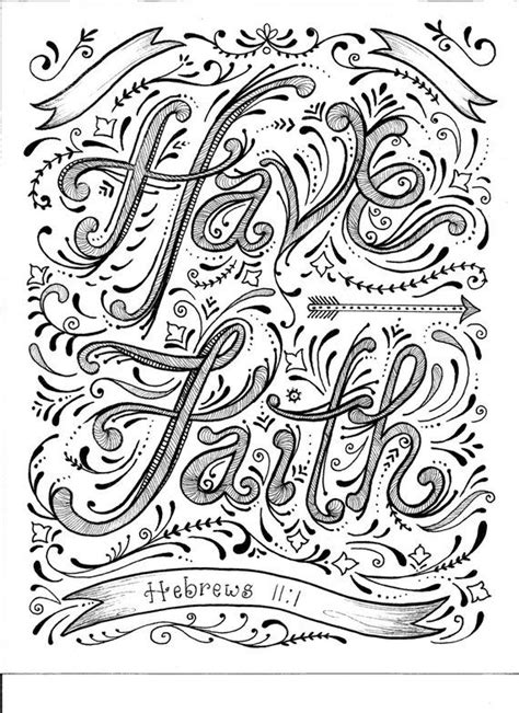 Faith Coloring Pages For Adults
