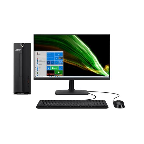 Acer Aspire Desktop With 238 Monitor 10th Gen Intel Core I3 10105 4