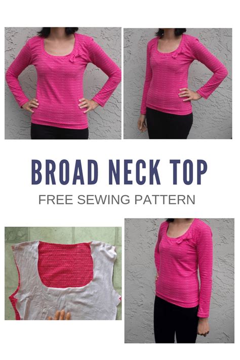 Free Sewing Pattern Broad Neck Top On The Cutting Floor Printable