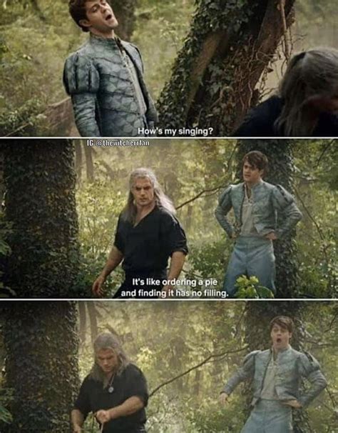 Geralt Of Rivia And Jaskier The Witcher The Witcher Geralt Memes
