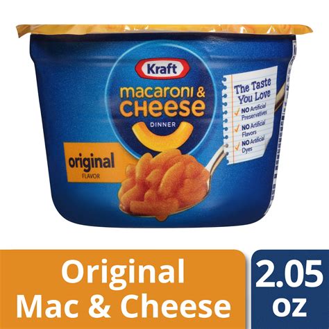 Kraft Easy Mac Original Flavor Macaroni And Cheese 205 Oz Cup