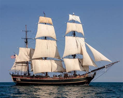Types Of Sailing Ships Of The 1800s Packet Ship Of The