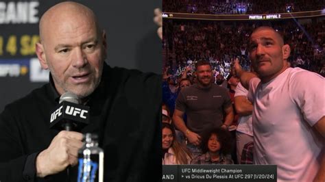 Dana White Takes Responsibility For Sean Strickland And Dricus Du