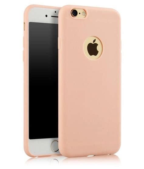 Apple Iphone 6s Cover By Egotude Pink Plain Back