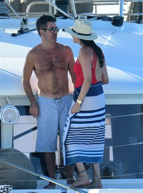 lauren silverman in red swimsuit on a catamaran in barbados 16 gotceleb