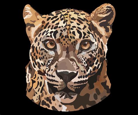 Leopard Digital Art By Lartheviking Pixels