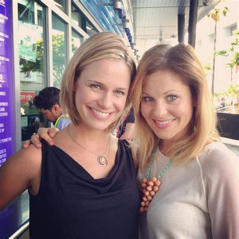 Andrea Barber Candace Cameron Bure At The NKOTB Show 2013 Celebrity