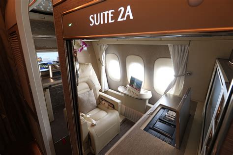 Plus, the dom perignon and all that stuff never hurts either. Review: Emirates New First Class Suite on B777-300/ER ...