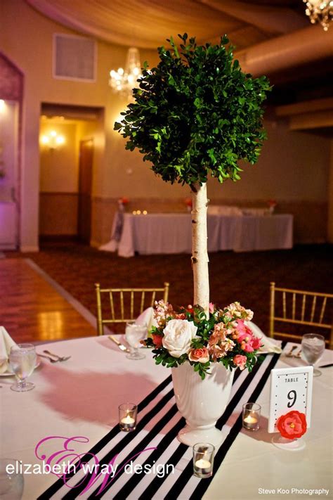 Topiaries How Cute Boxwood Topiaries With Floral Accents In A Milk