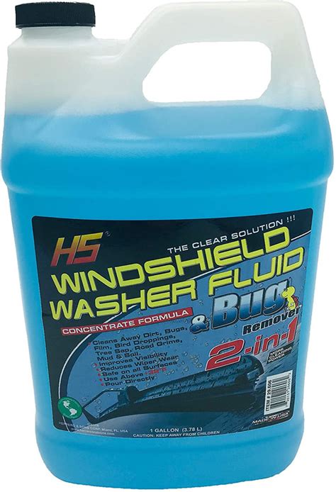 Hs 2 In 1 Windshield Washer Fluid 1 Gal 378 Liters The Car Wizz