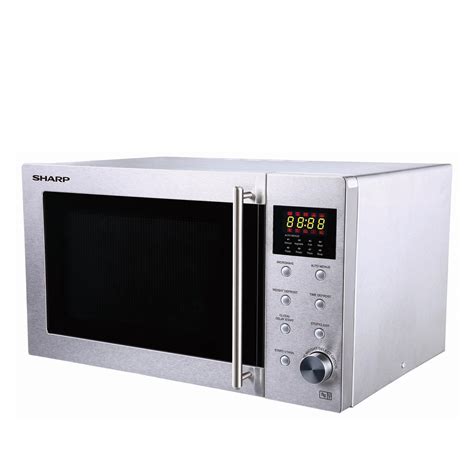 Sharp R28stm Freestanding 23ltr Solo Microwave In Stainless Steel