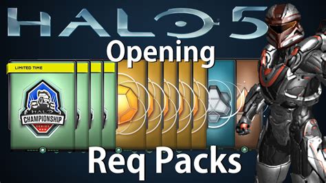 Halo 5 Opening Halo Championship Series Req Packs Youtube