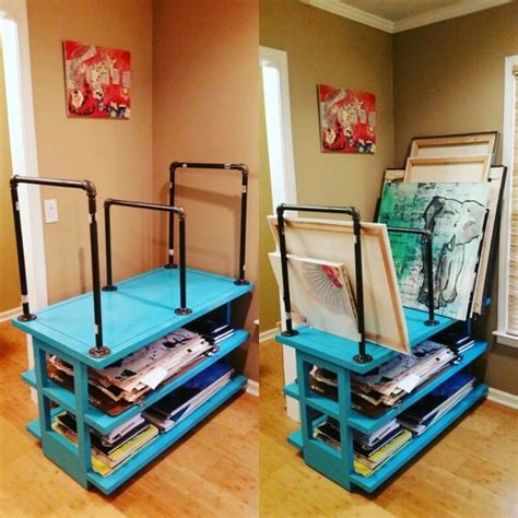 Art storage on pinterest | home art studios, art studio storage. Pin by Jan Amiss on Studio | Art studio storage, Art ...