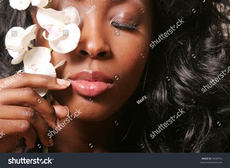 Beautiful Sexy Black Woman OrchidẢnh Có Sẵn3448754 Shutterstock