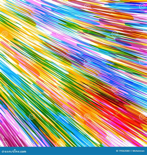 Colorful Rainbow Lines Background Rainbow Colored Abstract