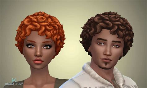 Sims 4 Curly Hair Male Maxis Match