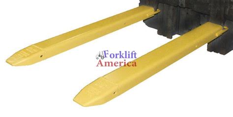 Standard 120 Fork Extensions For 6 Wide Forks Pin Style Forklift