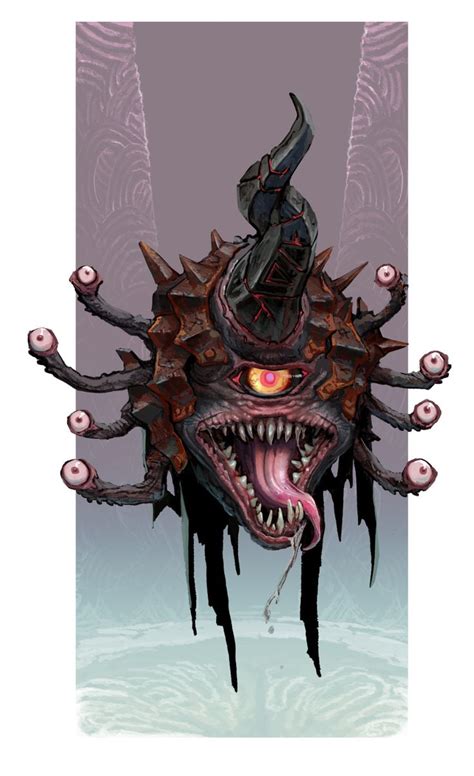 Beholder Tumblr Fantasy Monster Beast Creature Fantasy Creatures