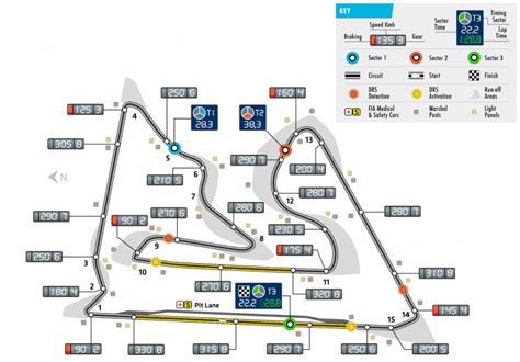 Esteban ocon was seventh ahead of ferrari's sebastian vettel and renault team mate daniel ricciardo. Bahrain F1 Track Map | Global Map