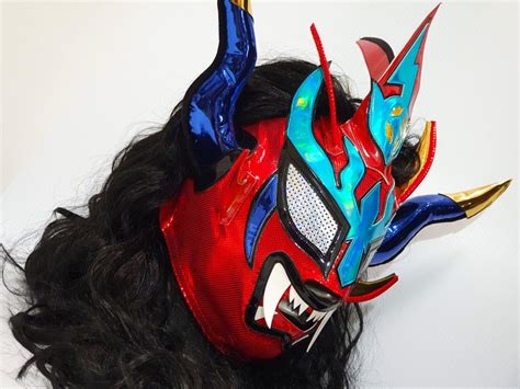 Jushin Liger Wrestling Mask Luchador Costume Wrestler Lucha Etsy