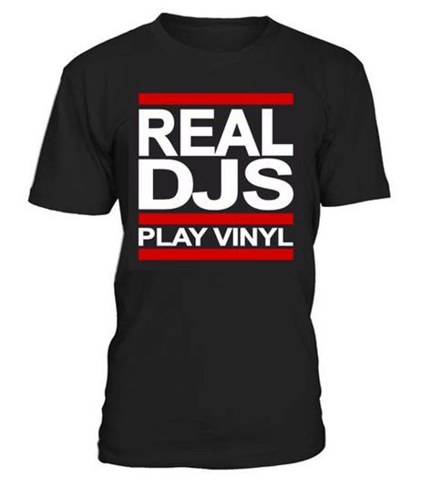 Real DJs Play Vinyl Round Neck T Shirt Unisex Shirts TShirts