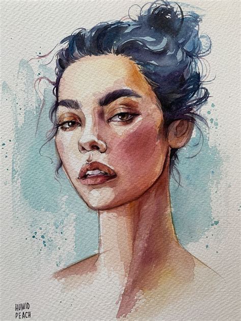 Pin By Tania Silaghi On A R T Watercolor Art Face Watercolor