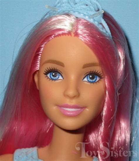 2017 2018 barbie dreamtopia rainbow cove princess pink hair fxr94 toy sisters