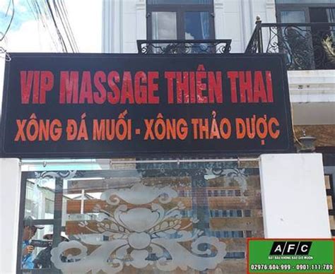 Thiết Kế Thi Công Bảng Hiệu Massage Thiên Thai Phú Quốc